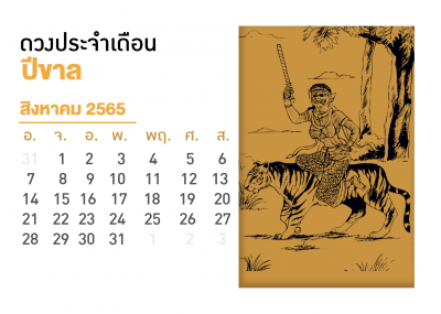 เดือนสิงหาคม คนที่เกิดปีขาล 2567