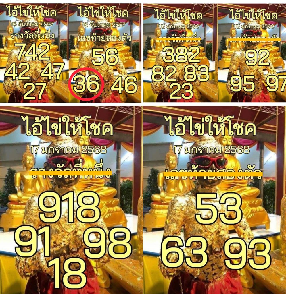 หวยไอ้ไข่ให้โชค