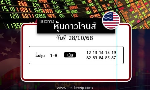 เลขเด็ดหวยหุ้นดาวโจนส์