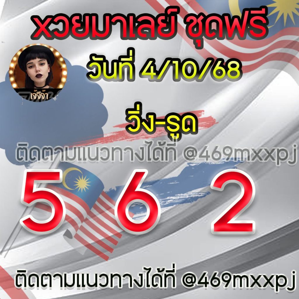 แนวทางหวยมาเลย์ เจ๊จีจ้า